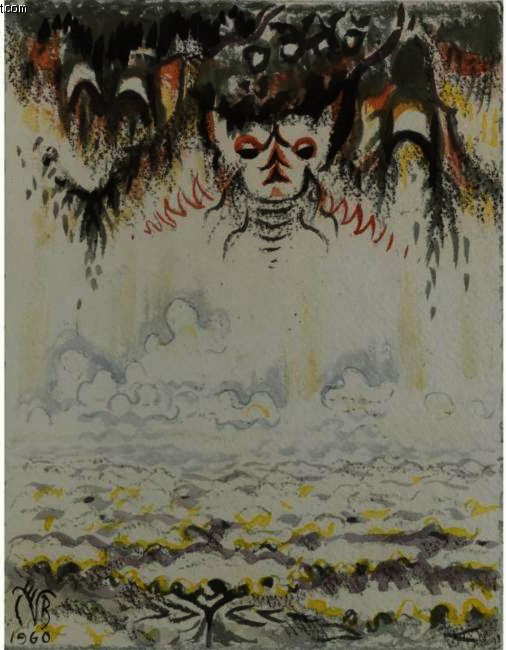Sea Of Queen Anne's Lace And Cicada Song — Charles Burchfield
