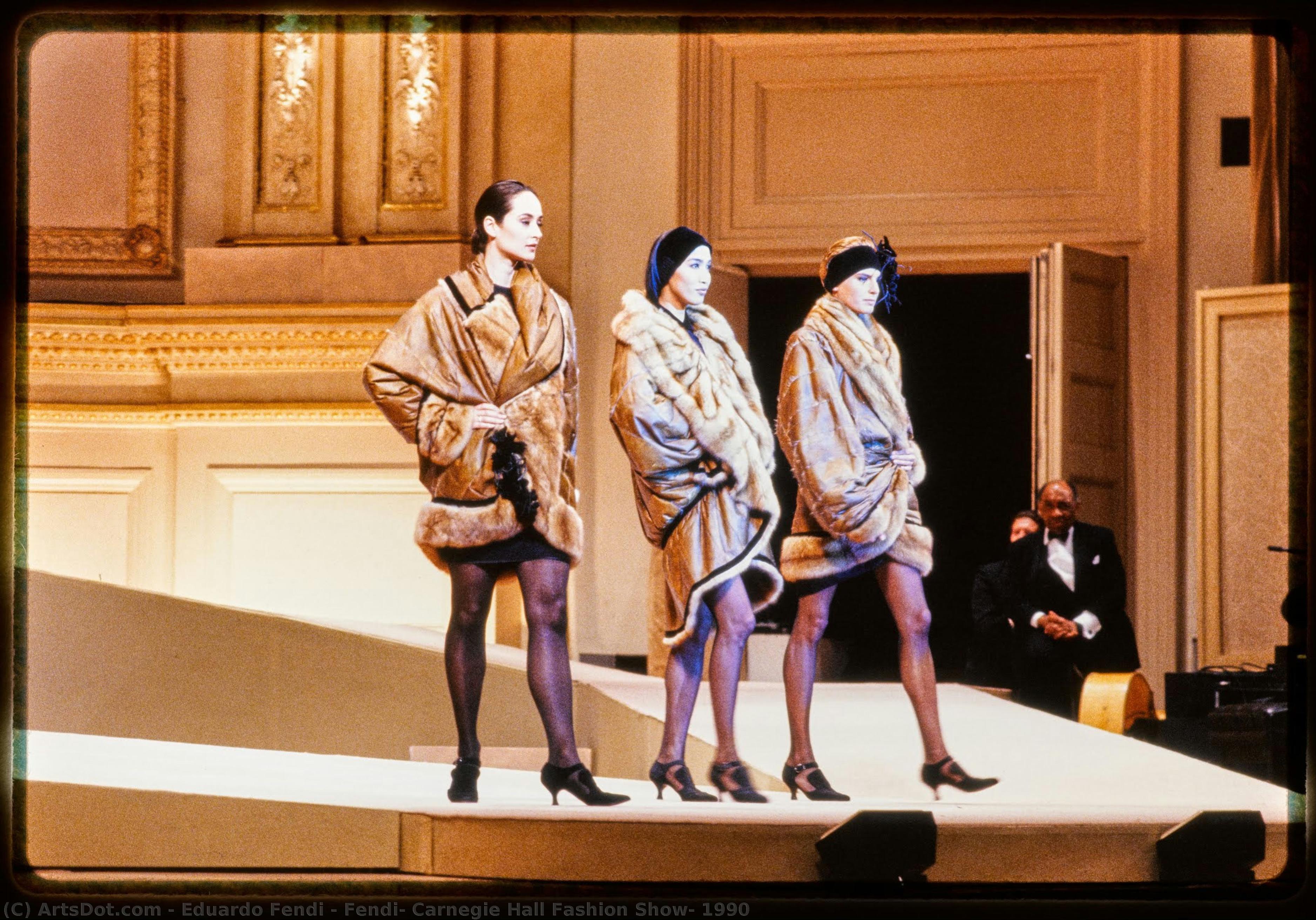 Fendi, Carnegie Hall Fashion Show, 1990 — Eduardo Fendi