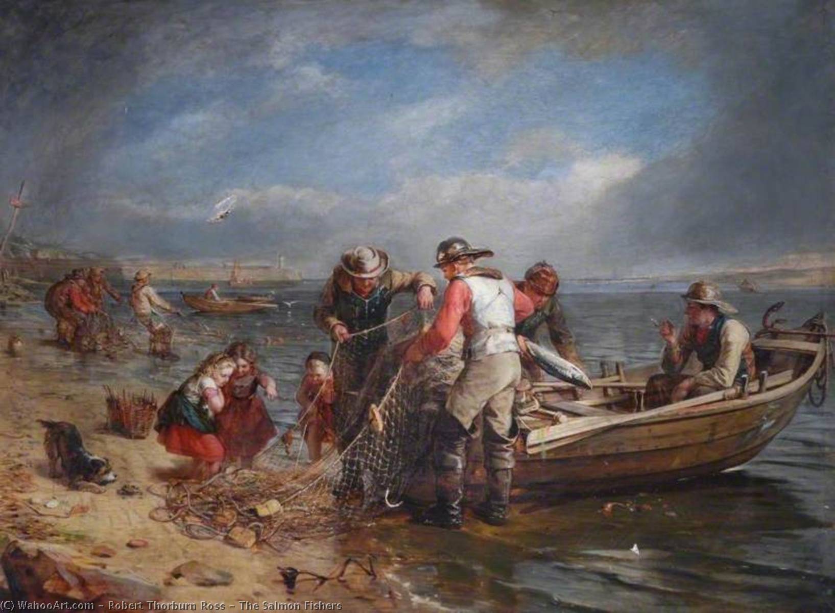 The Salmon Fishers — Robert Thorburn Ross