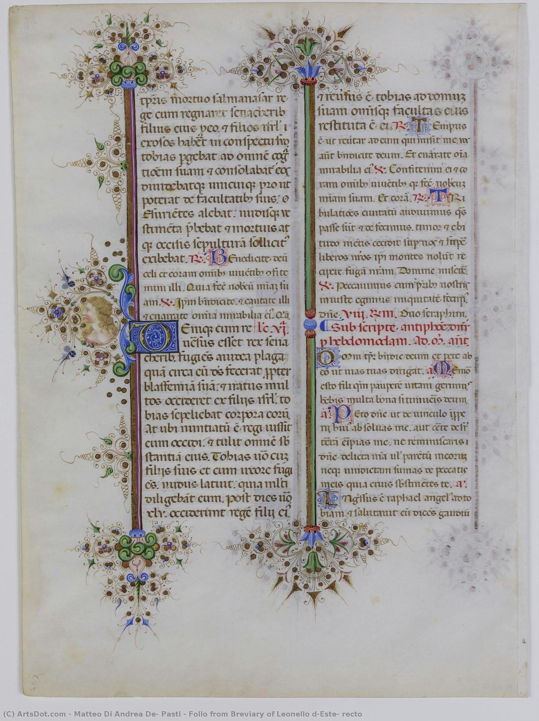 Folio From Breviary Of Leonello D’este, Recto — Matteo Di Andrea Pasti