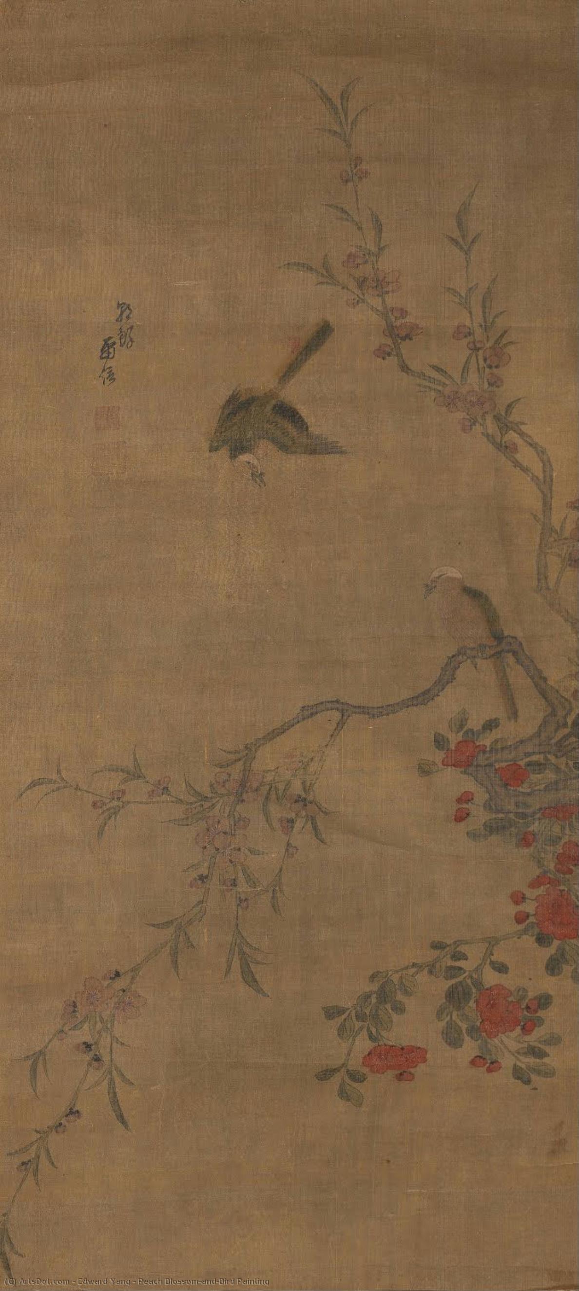 Peach Blossom-and-bird Painting — Edward Yang