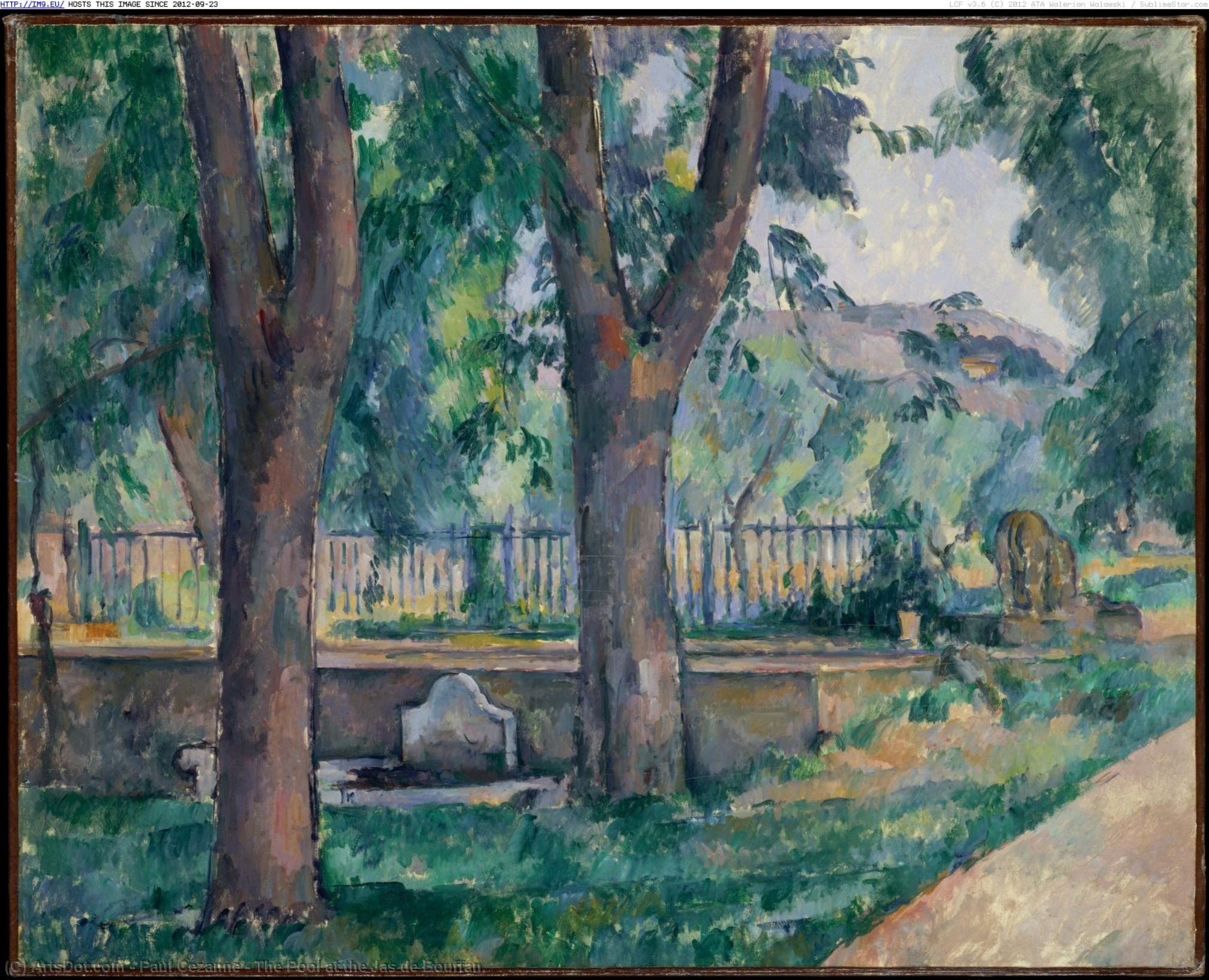 The Pool At The Jas De Bouffan — Поль Сезанн