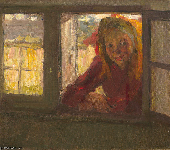 A Playful Moment — Joseph M. Raphael
