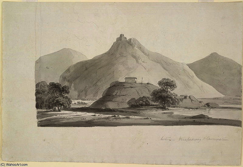 Hills Between Verapadrug And Cauverypatam — Thomas And William Daniell
