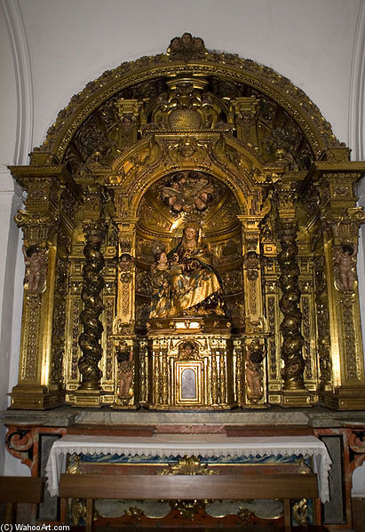 Saint Ann Teaching The Virgin To Read, Iglesia De Santa Cruz, Seville — Pedro Roldán