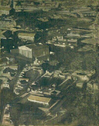 Vue De Rome Rome Vue Du Colisée Reconstitution De La Rome Antique (autre Titre) — William Laparra