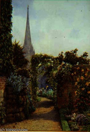 A Salisbury Garden — Ernest Arthur Rowe