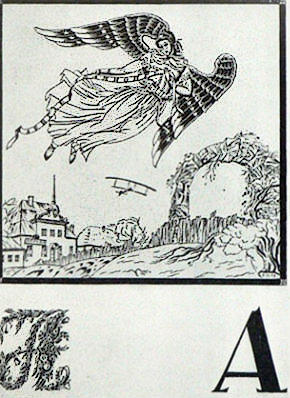 Sheet 'a' From The Album 'ukrainian Alphabet' — Heorhiy Narbut
