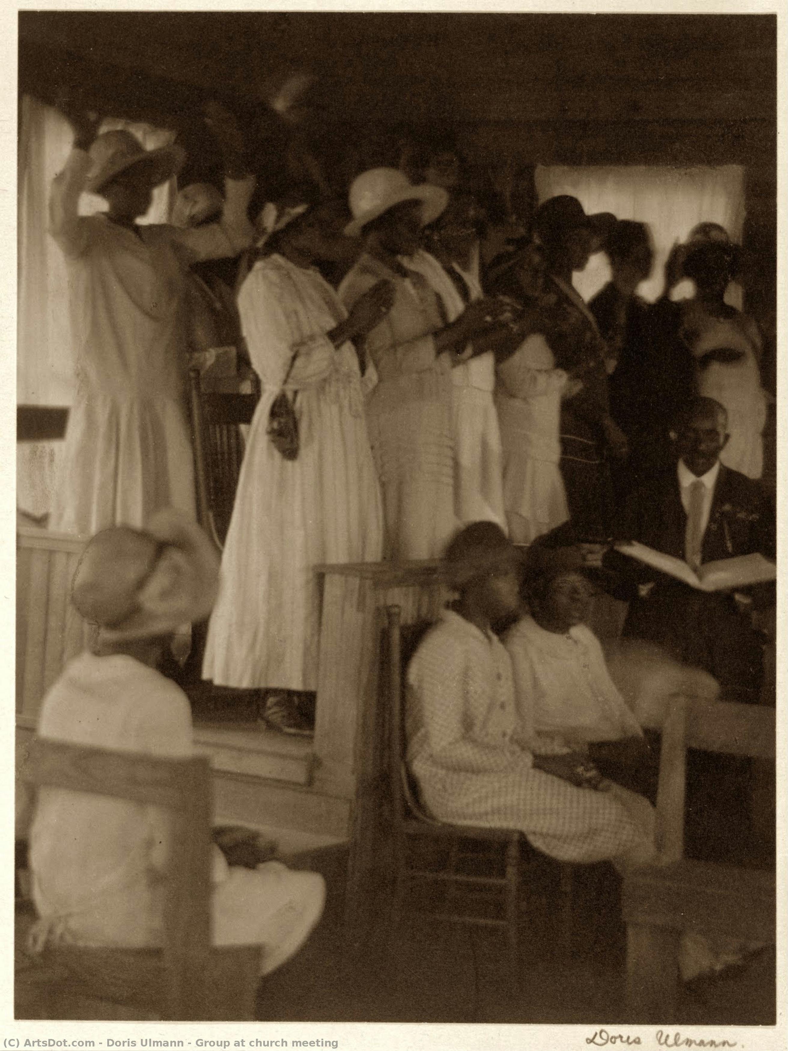 Group At Church Meeting — Doris Ulmann
