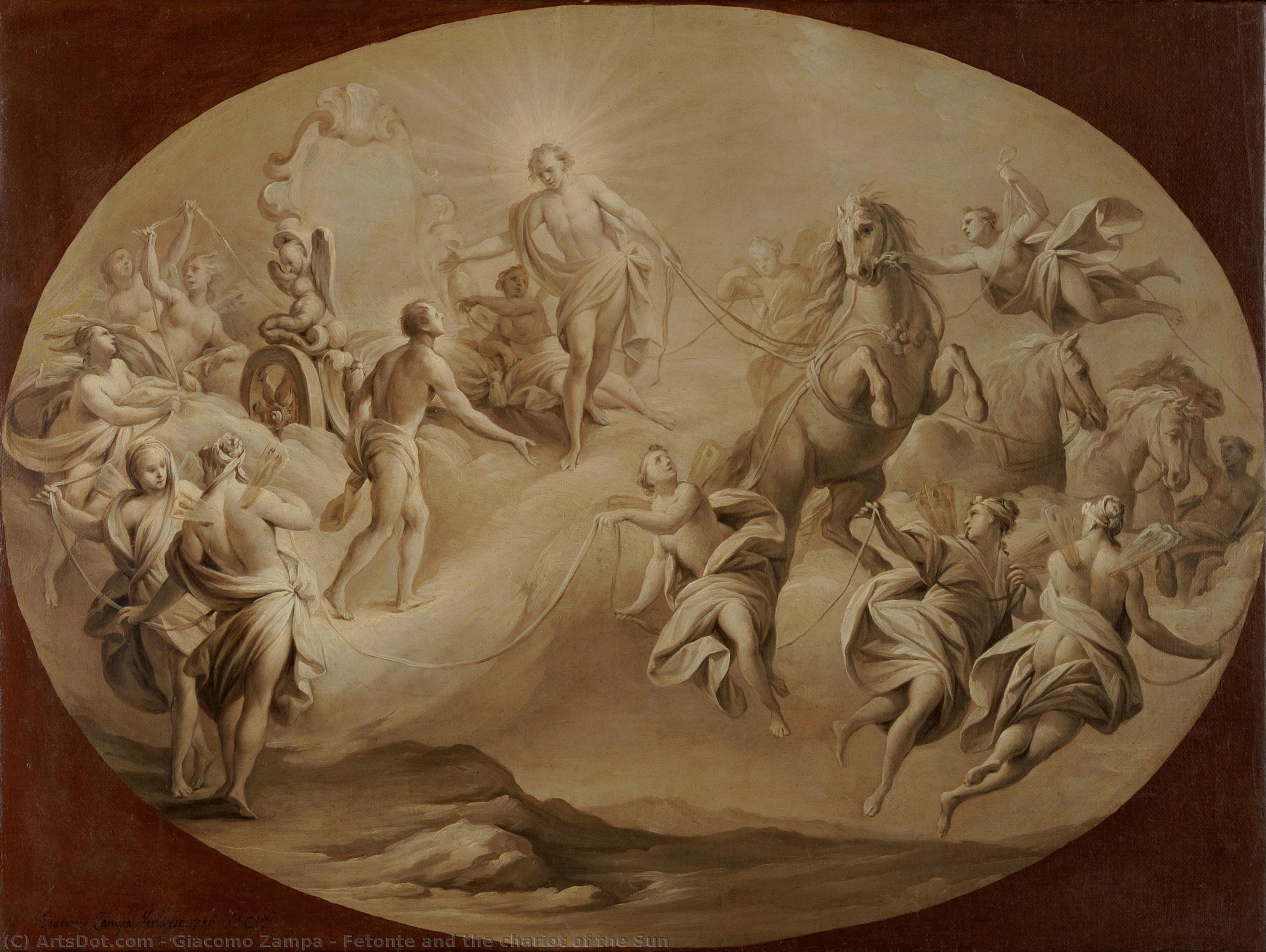 Fetonte And The Chariot Of The Sun — Giacomo Zampa