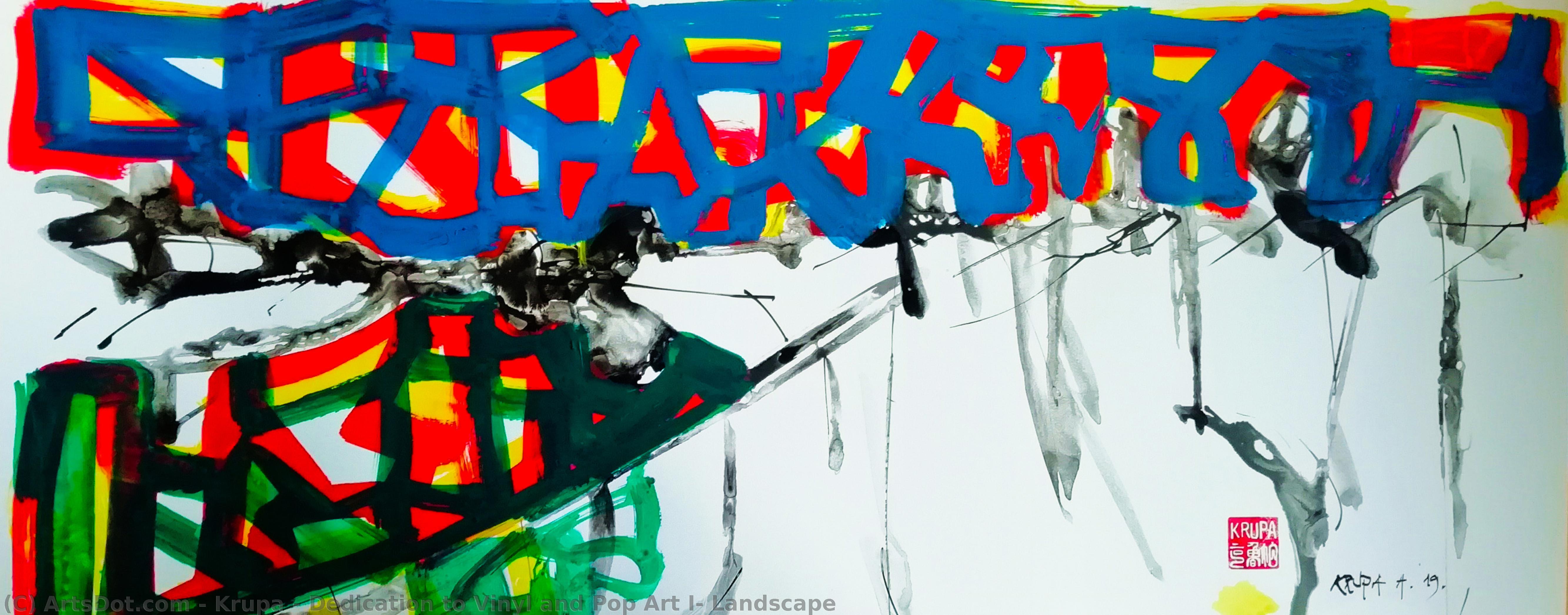 Dedication To Vinyl And Pop Art I: Landscape — Krupa