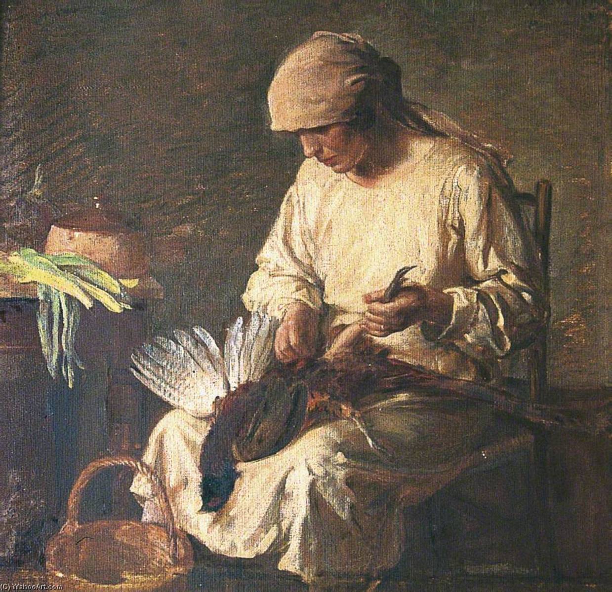 A Kitchen Task — John Bulloch Souter