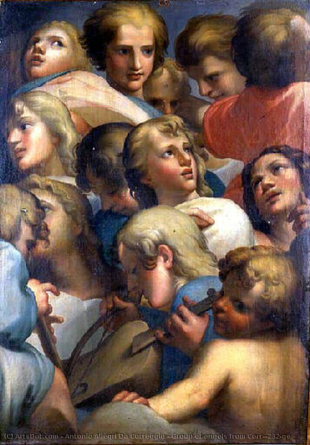 Group Of Angels From Corrège — Antonio Allegri Da Correggio