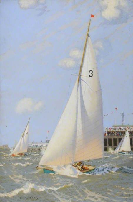 Yacht Regatta At Southend On Sea, Essex — Charles Pears