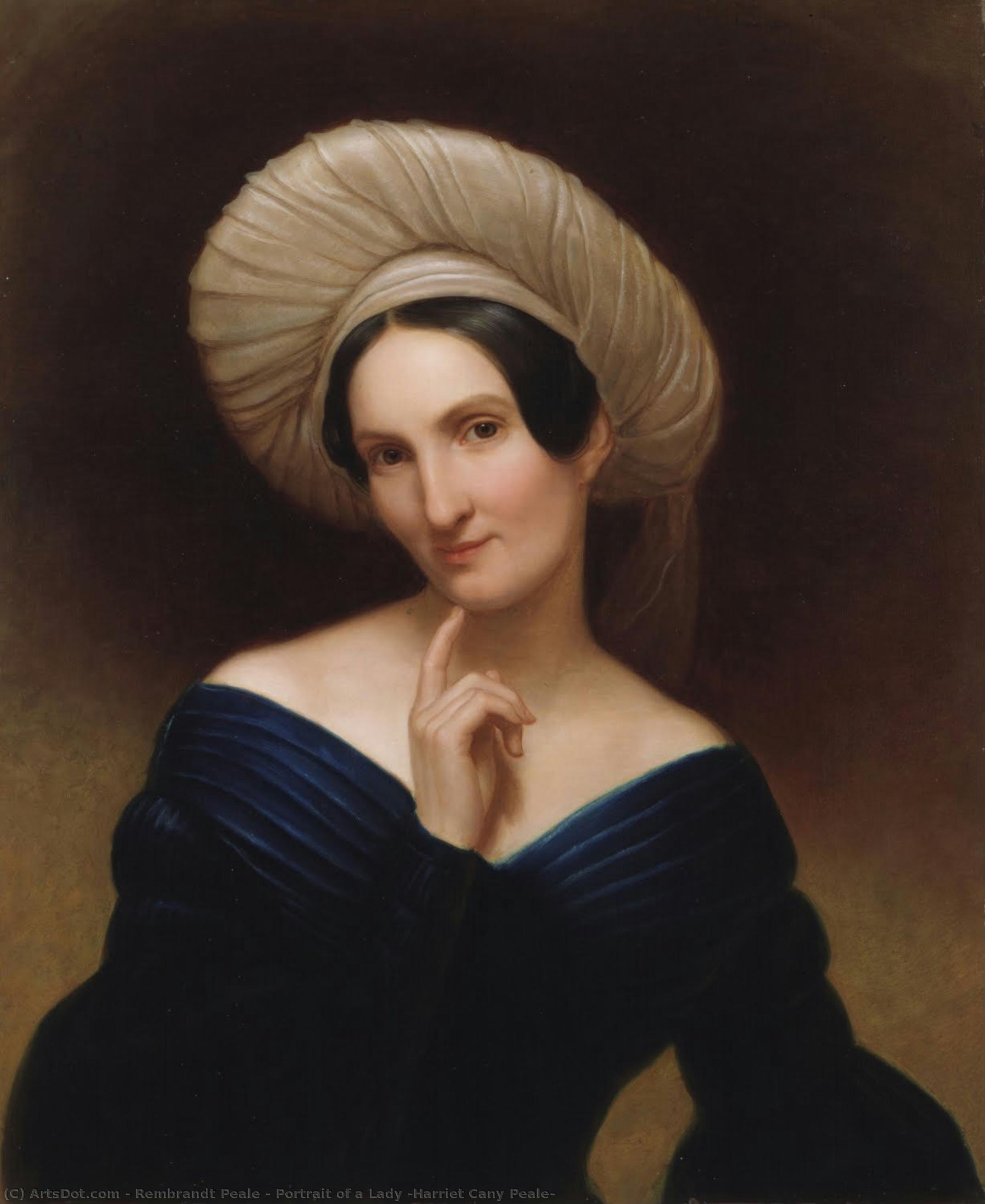 Portrait Of A Lady (harriet Cany Peale) — Рембрант Пил