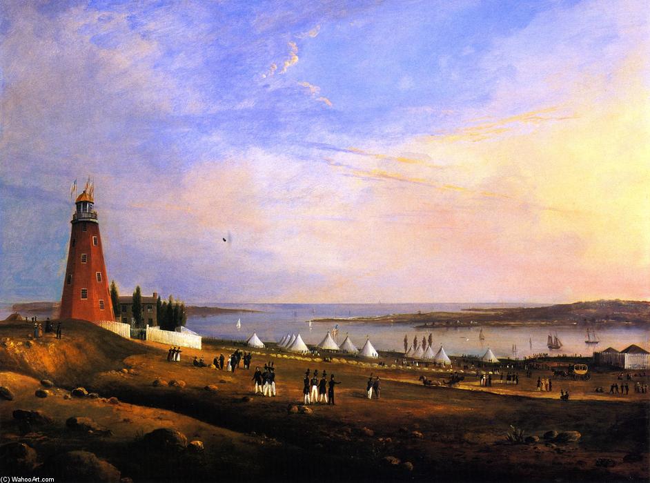 The Entertainment Of The Boston Rifle Rangers By The Portland Rifle Club In Portland Harbor, August 12, 1829 — Charles Codman