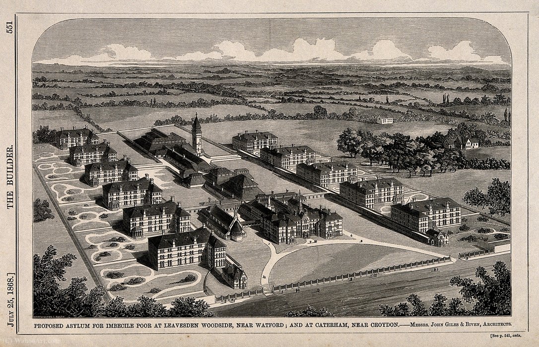 Asylum For Imbecile Poor, Proposed For Leavesden Woodside — William Collingwood Smith