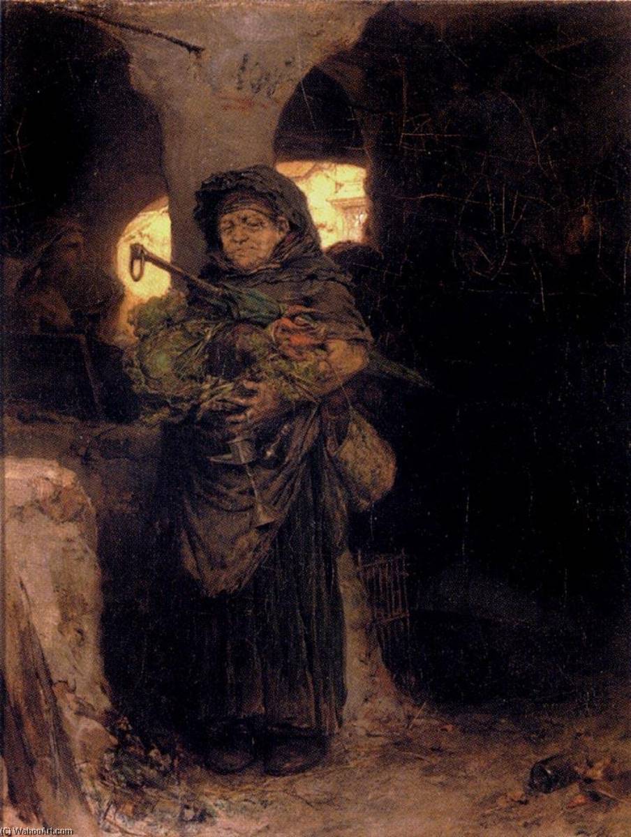 The Market Woman — Frederik Henrdik Kaemmerer