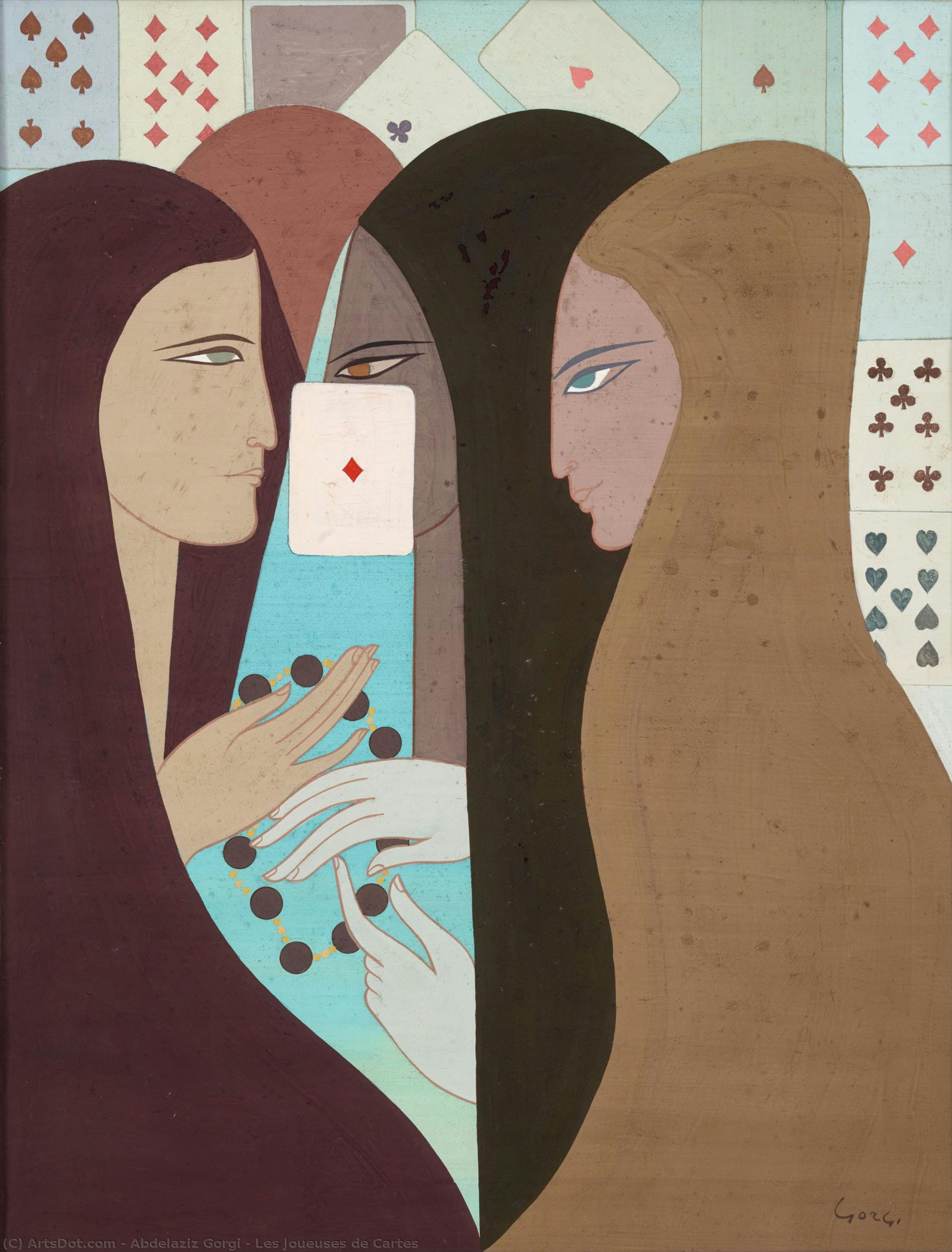 Les Joueuses De Cartes — Abdelaziz Gorgi