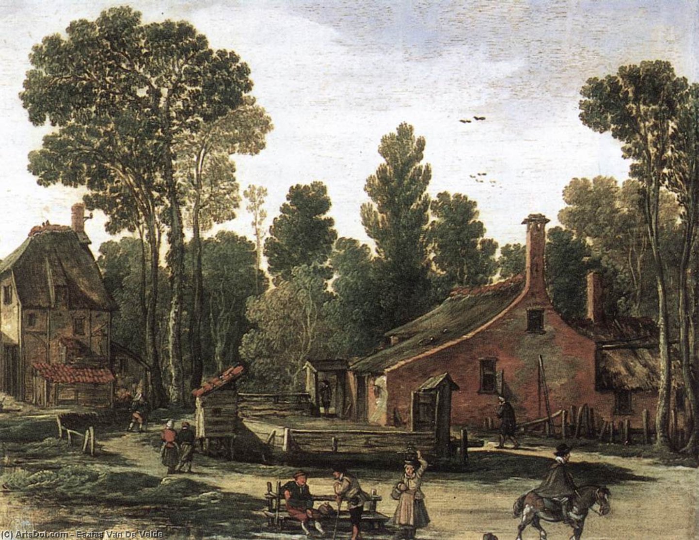 Ferry Boat (detail) — Ezijas Van De Velde