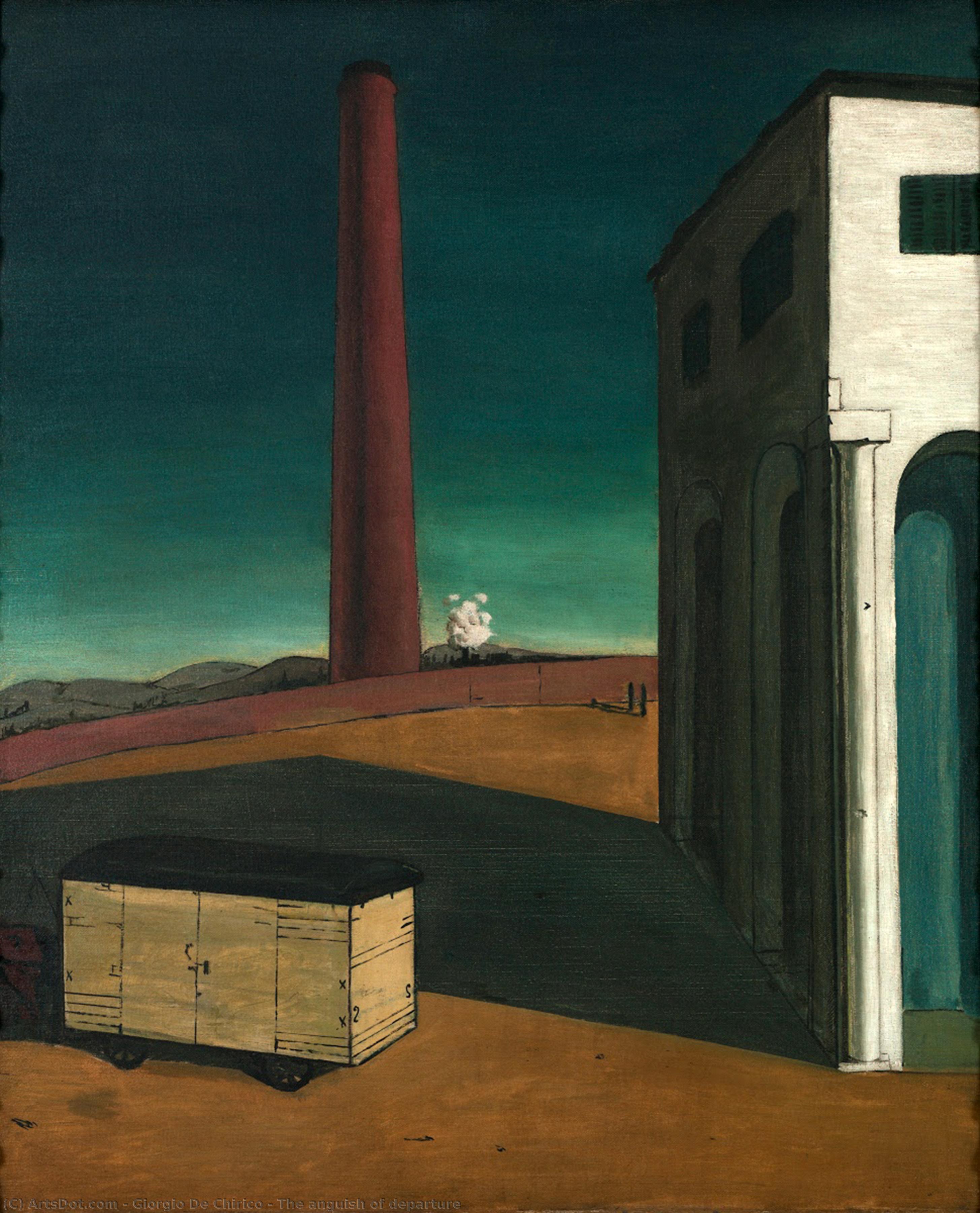 The Anguish Of Departure — Giorgio De Chirico