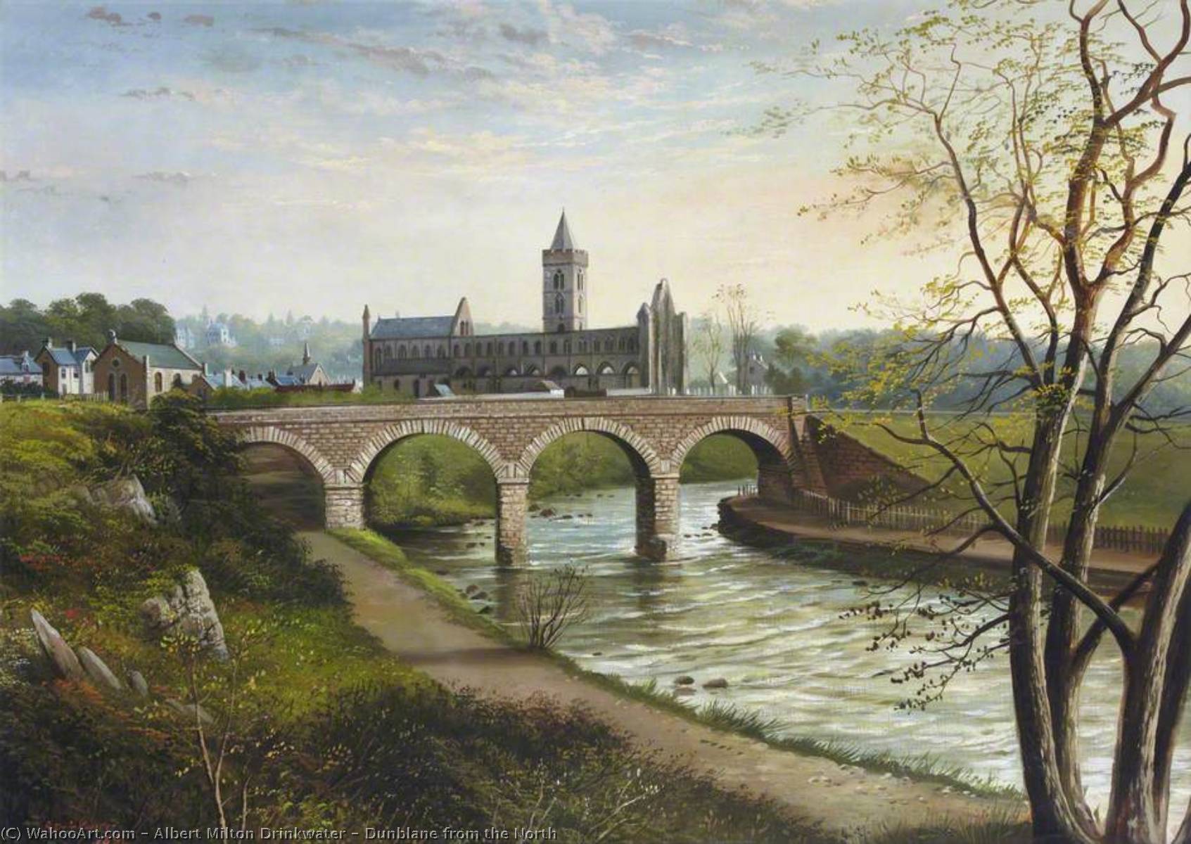 Dunblane From The North — Albert Milton Drinkwater