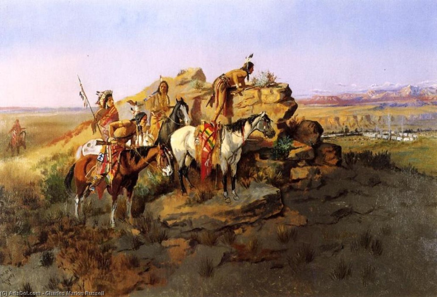 Watching The Settlers — Чарльз Марион Расселл