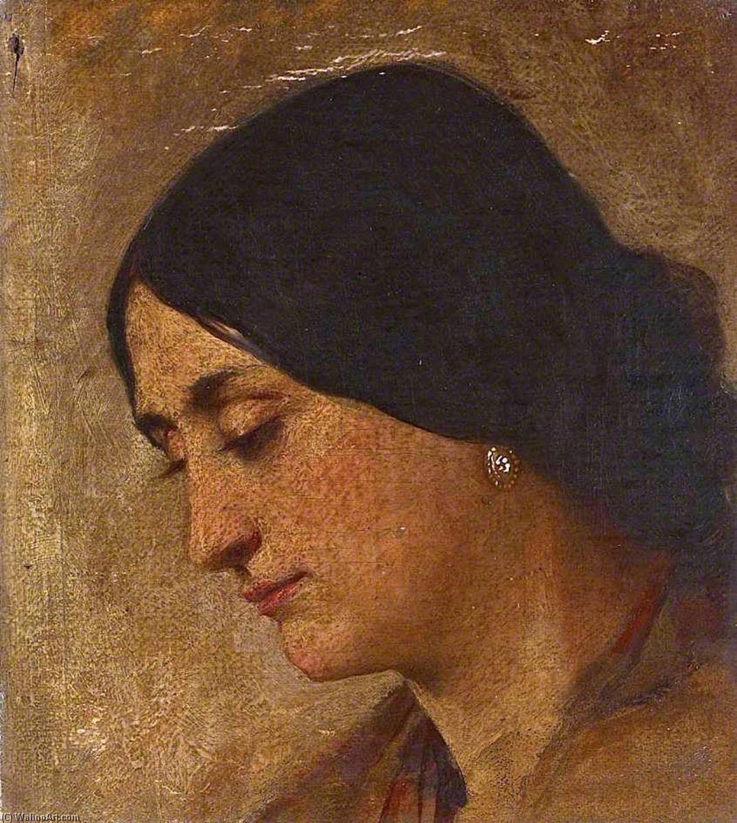 The Head Of A Woman — William Fettes Douglas