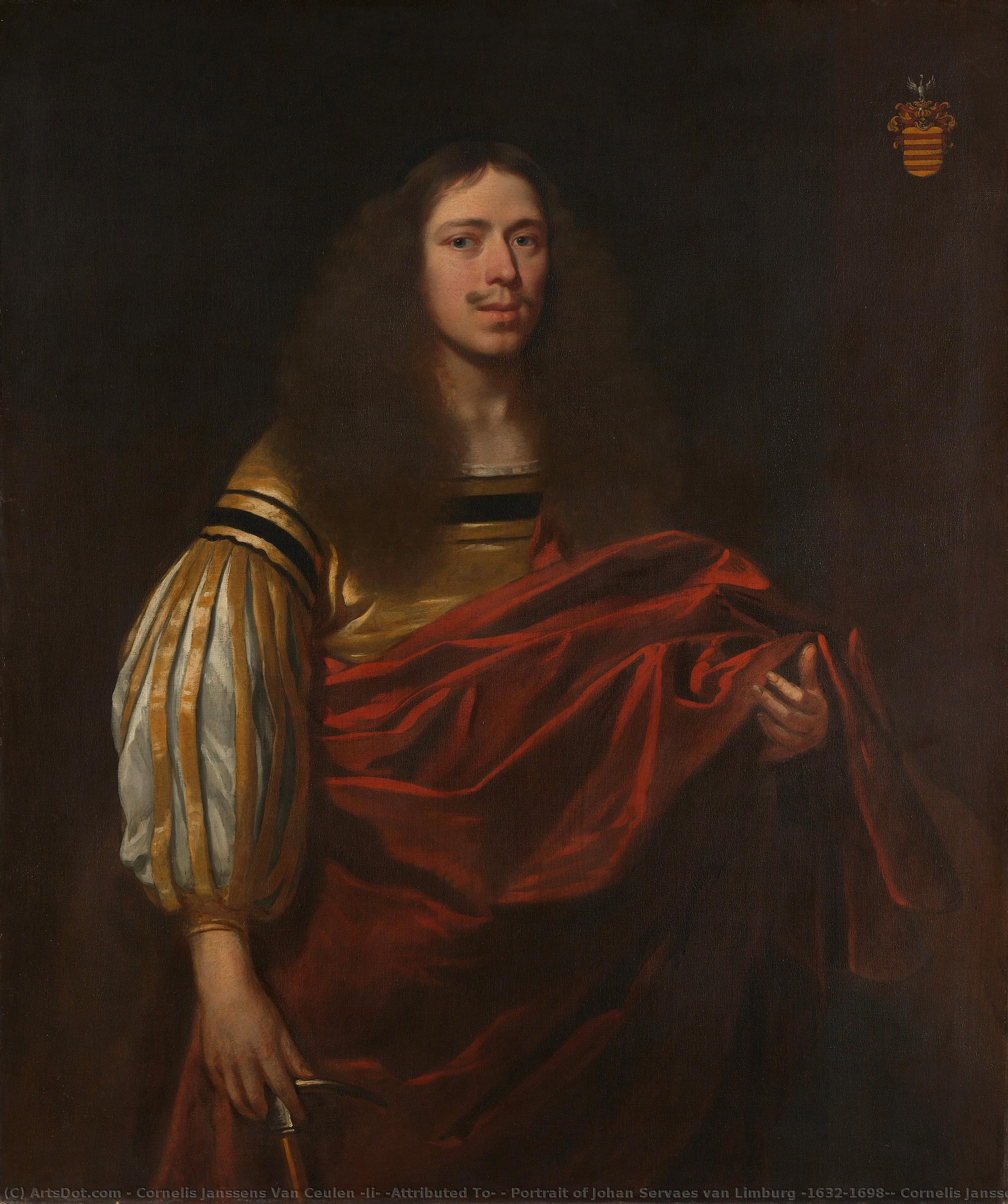 Portrait Of Johan Servaes Van Limburg (1632-1698), Cornelis Janssens Van Ceulen (ii) (attributed To), 1663 - 1678 — Cornelis Janssens Van Ceulen (ii) (attributed To)