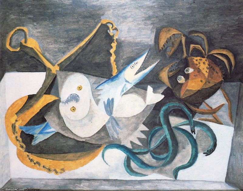 Still Life With Fish — Пабло Пикассо