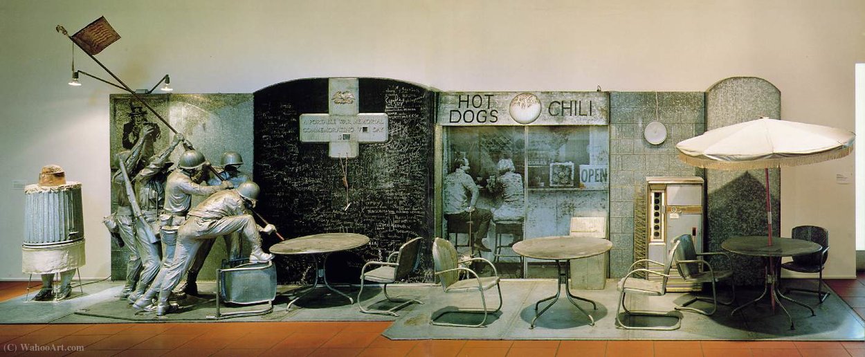 The Portable War Memorial, (1968) - (289.6x975.4x243.8) — Edward Kienholz