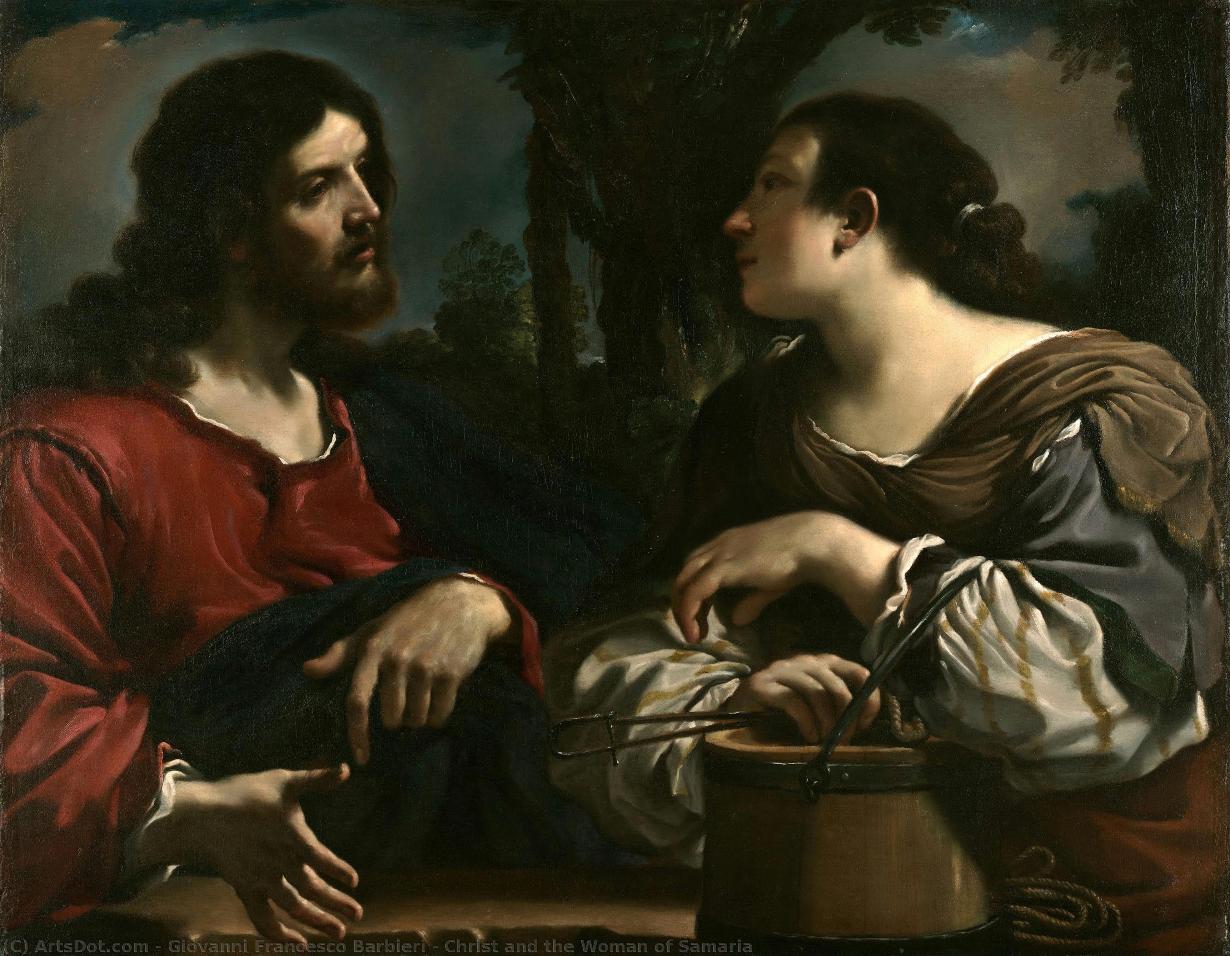 Christ And The Woman Of Samaria — Гверчино