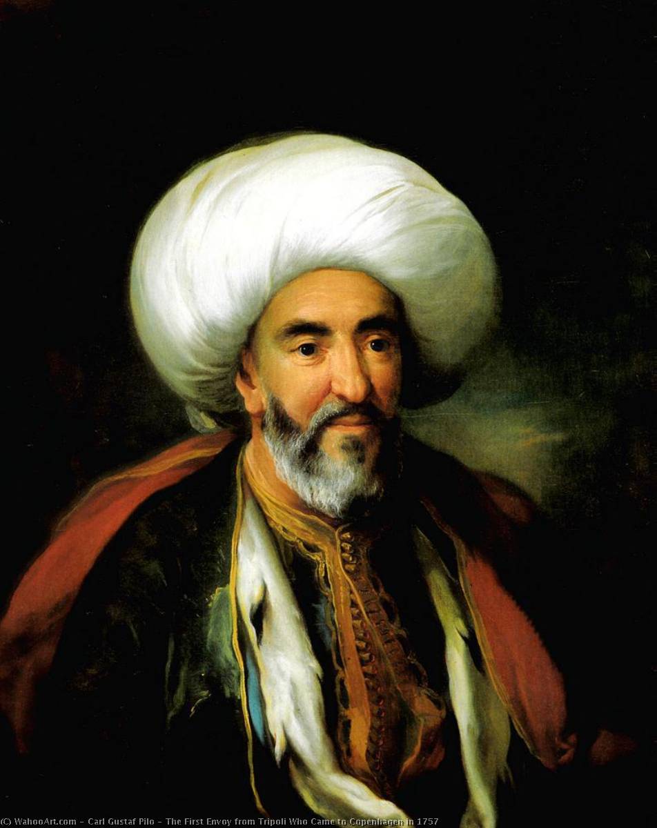 The First Envoy From Tripoli Who Came To Copenhagen In 1757 — Carl Gustaf Pilo