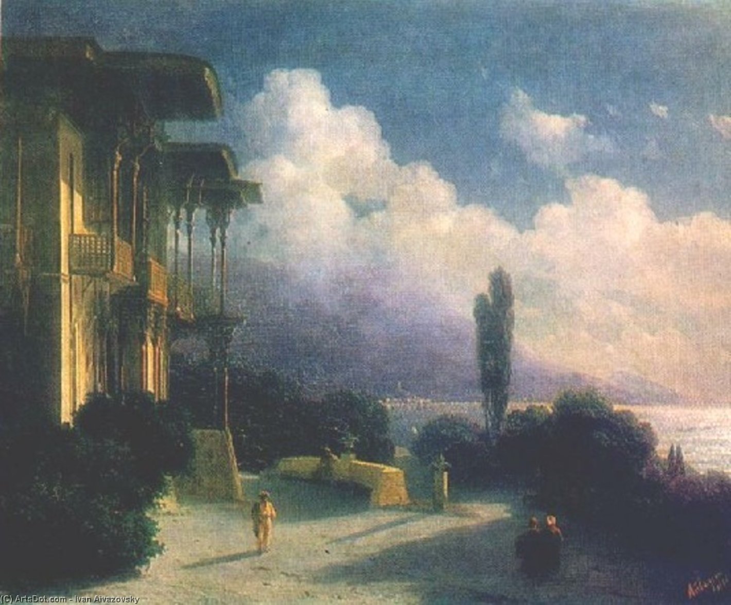 Outskirts Of Valley At Nidht — Ivan Konstantinovich Aivazovsky