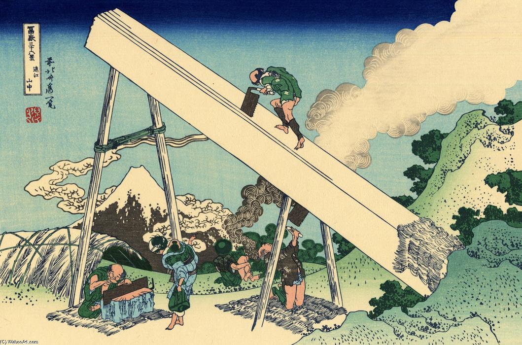 The Fuji From The Mountains Of Totomi — Katsushika Hokusai