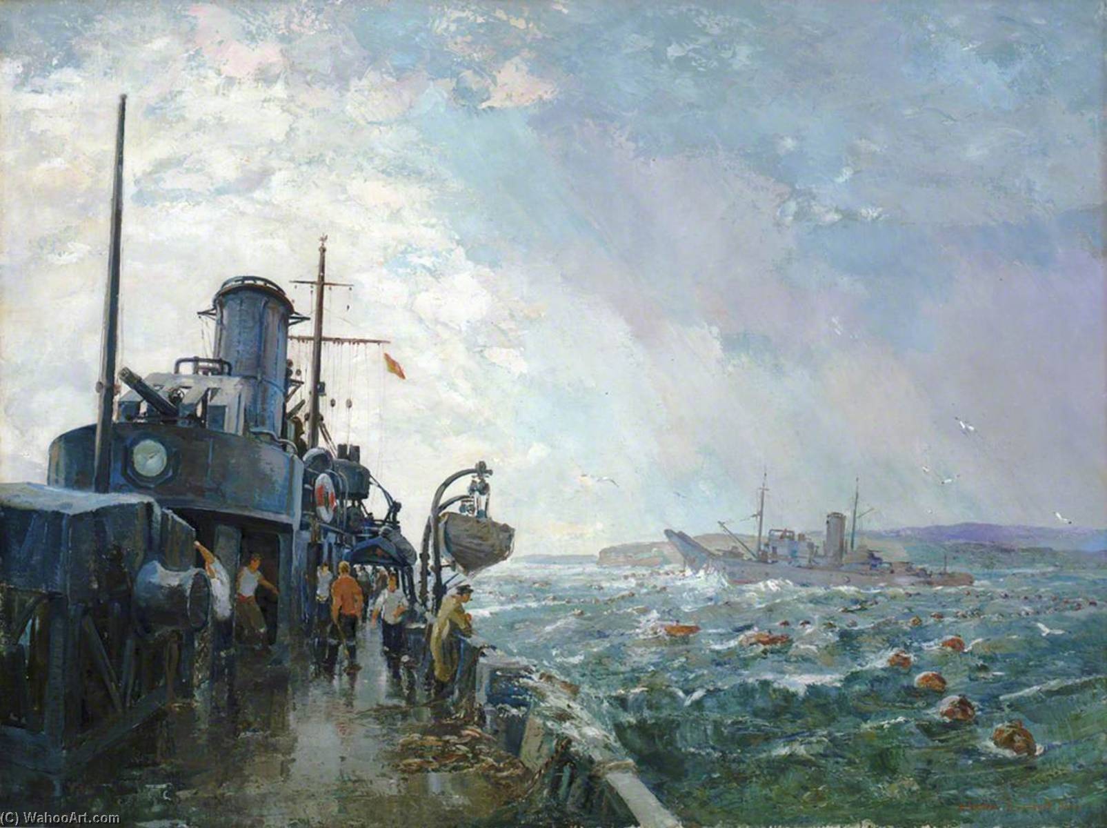 Boom Defence Vessels — Charles Ernest Cundall