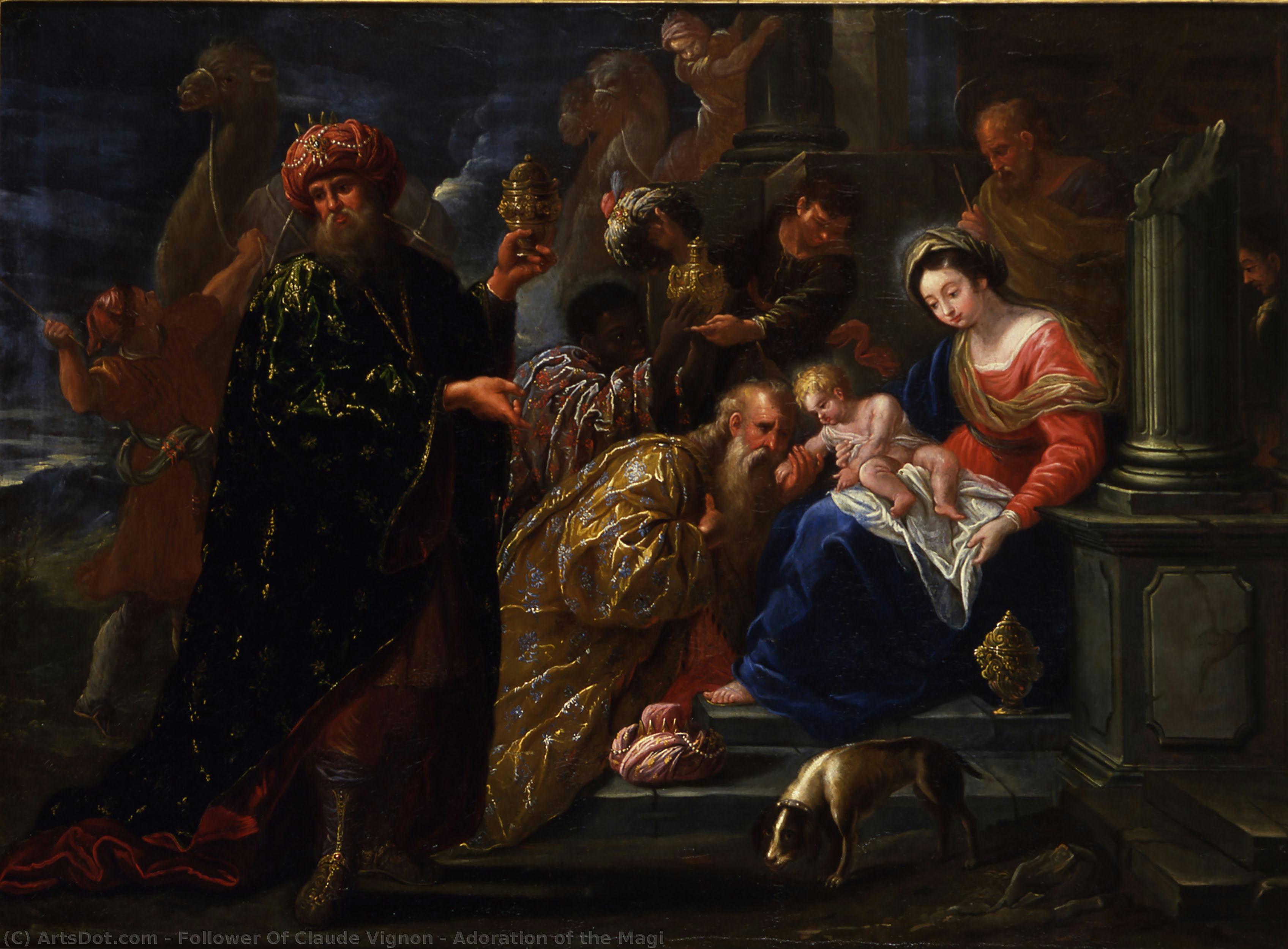 Adoration Of The Magi — Follower Of Claude Vignon