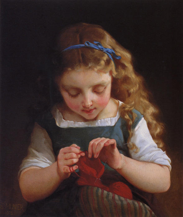 A Careful Stitch — Эмиль Муньер