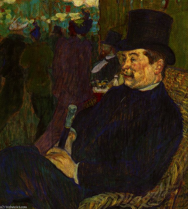 Leon Delaporte In The Garden Of Paris — Henri De Toulouse-lautrec