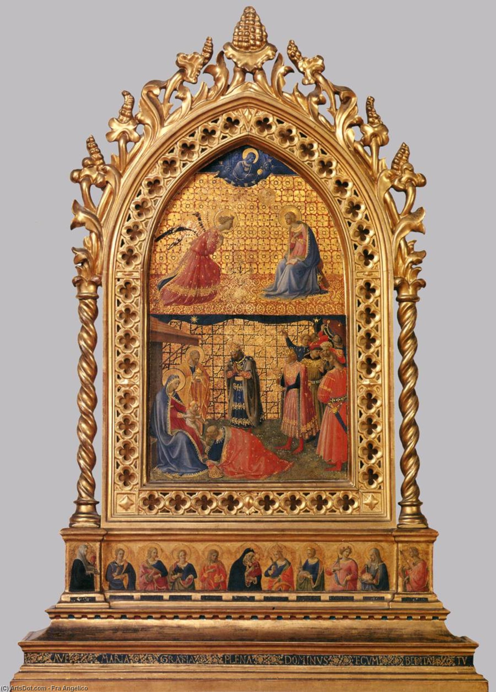 Annunciatio Und Verehrung Der Magi — Fra Angelico