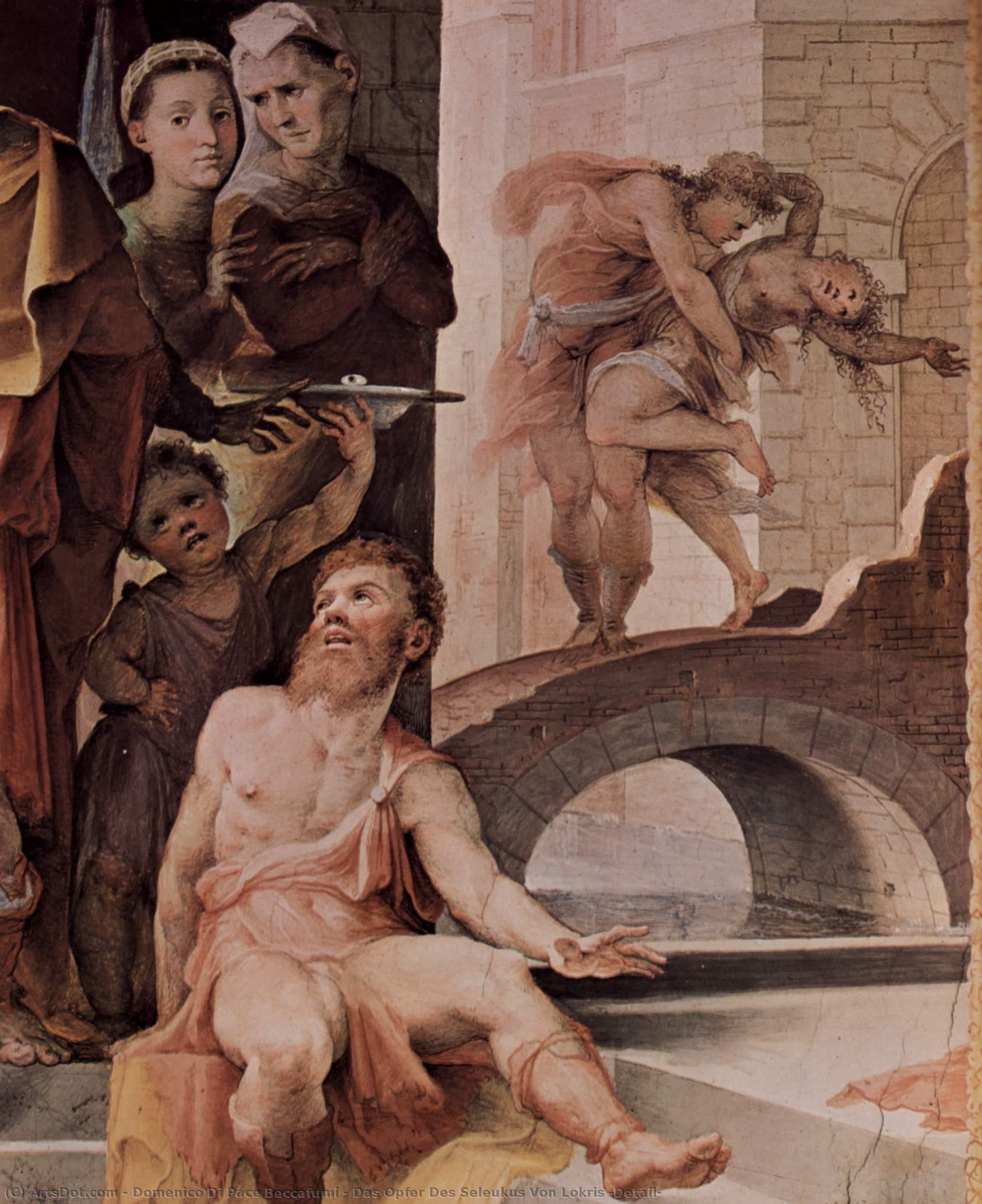 Das Opfer Des Seleukus Von Lokris (detail) — Domenico Di Pace Beccafumi