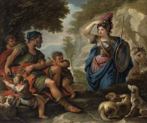 The Meeting Of Erminia — Paolo Di Matteis