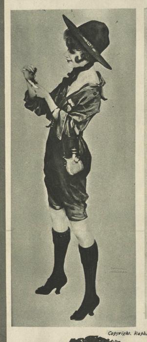 Girl Scout, New York Tribune — Raphael Kirchner