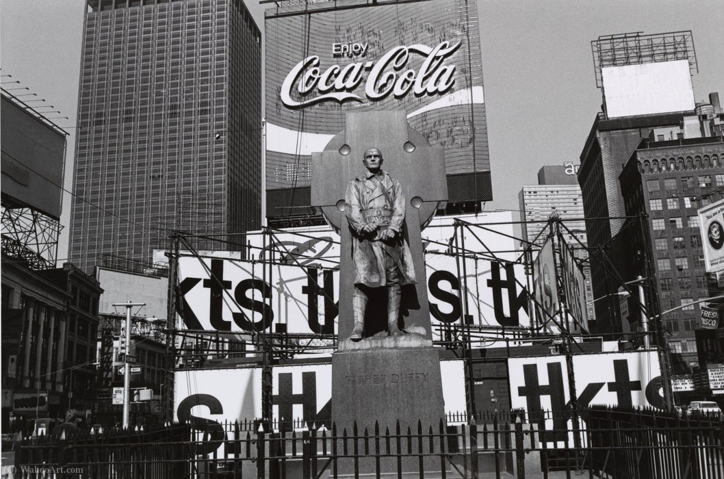Father Duffy. Times Square, New York City — Lee Friedlander