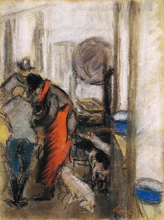 Flox And Filox In The Kitchen — József Rippl-rónai
