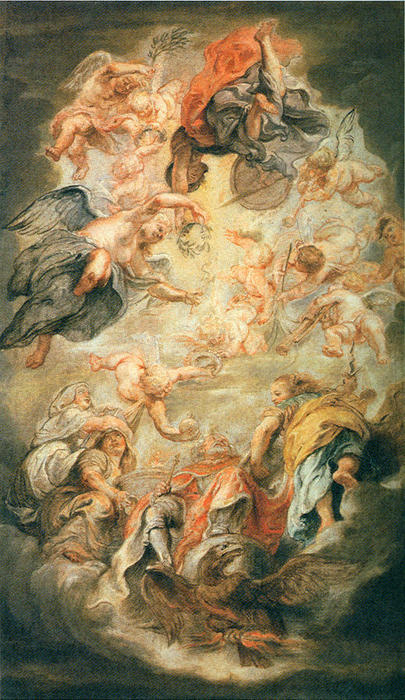 Apotheosis Des Königs Jakob I — Peter Paul Rubens