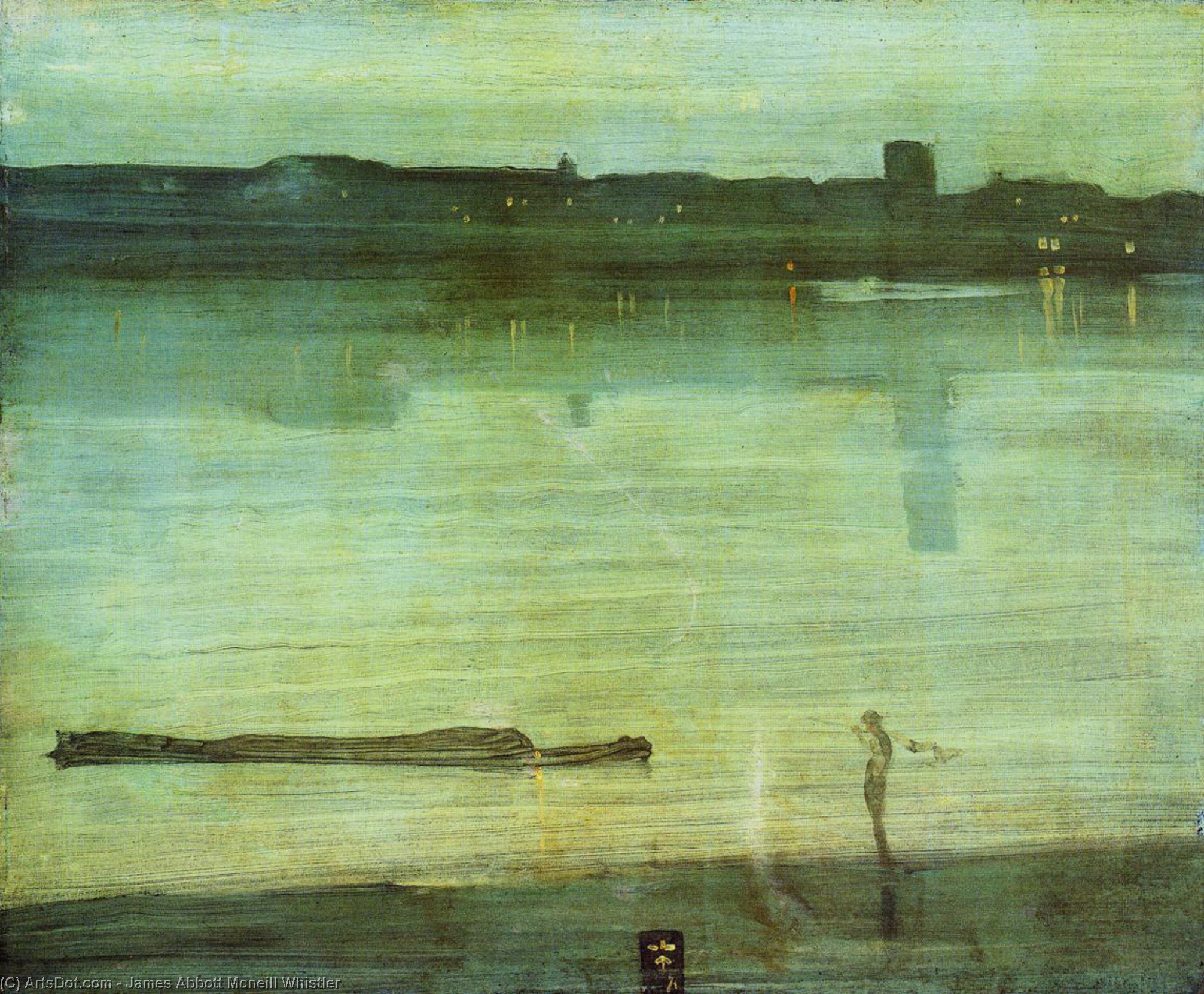 Nocturne In Blue And Green — James Abbott Mcneill Whistler