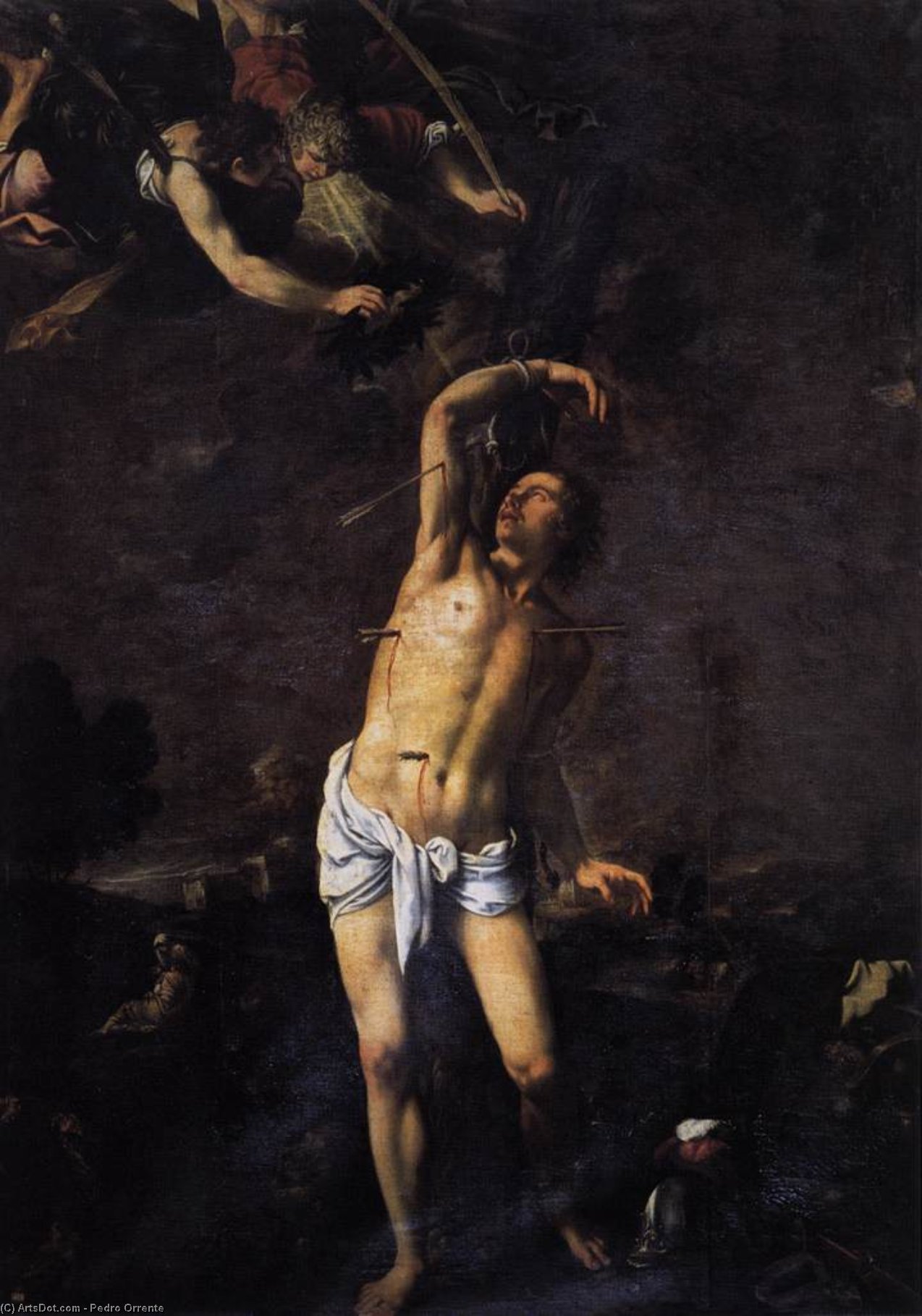 St Sebastian — Pedro Orrente