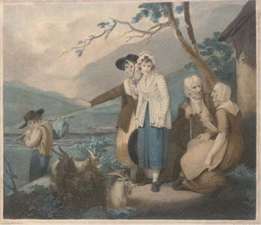English Peasants; Irish Peasants; Scottish Peasants; And Welch Peasants, By A. Cardon — Richard Westall