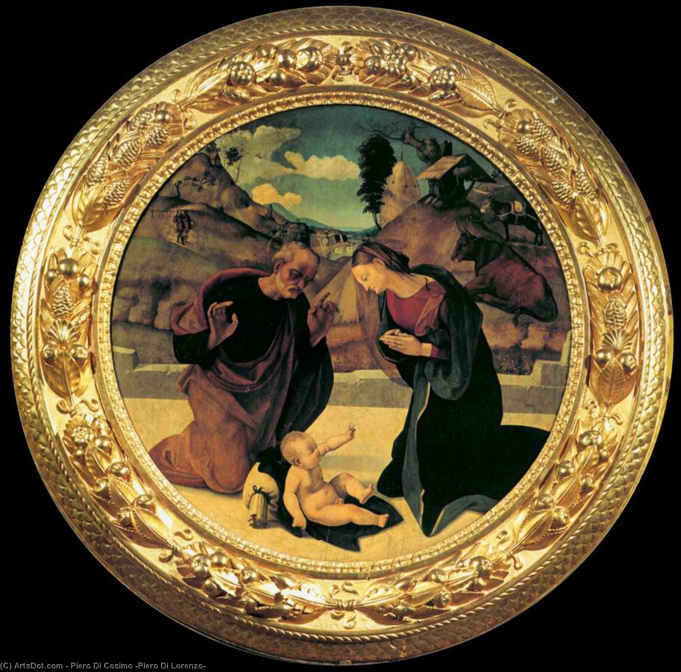 Adoration Of The Child — Piero Di Cosimo (piero Di Lorenzo)